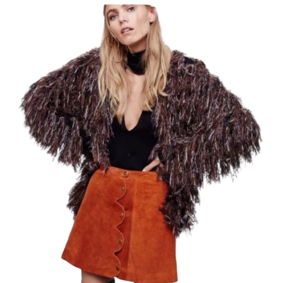 Free People Sweaters - Free People Faithful Shaggy Cardigan/Jacket